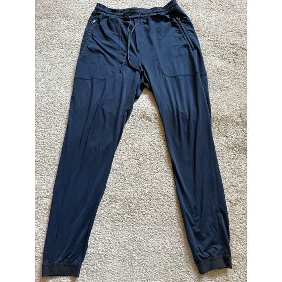 Lululemon Joggers Athletic Pants Navy Blue Woman's No Size Tag - Picture 1 of 7